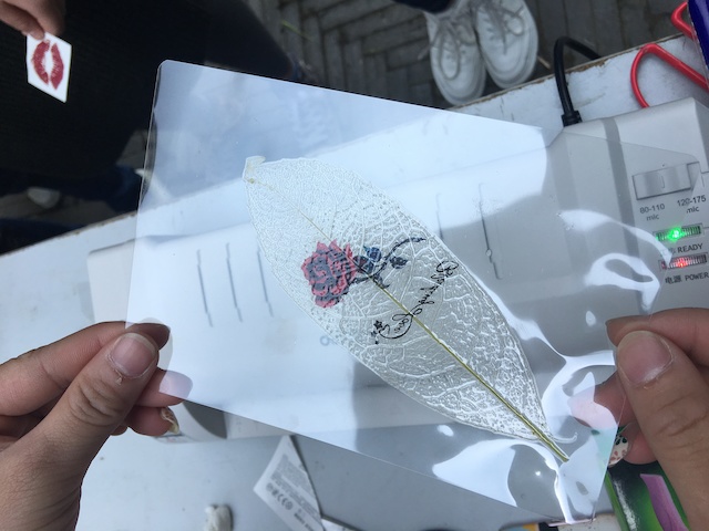 叶脉书签小精灵